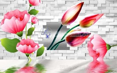 File tranh trang trí File gốc in tranh tổng hợp tường nền K44758 (file gốc)