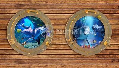 File gốc File gốc in tranh tổng hợp tường nền K44892 (in lụa) họa tiết 3D