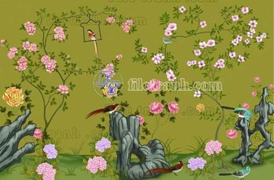 File tranh gốc File gốc in tranh tổng hợp tường nền K44901 (bản đẹp) độc quyền