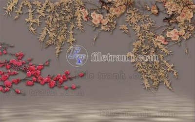 File tranh File gốc in tranh tổng hợp tường nền K44925 (gốc) chủ đề động vật