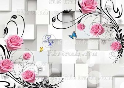 File gốc File gốc in tranh tổng hợp tường nền K45059 (ảnh chi tiết) để in ấn