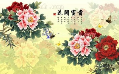 File tranh in mica File gốc in tranh tổng hợp tường nền K45108 (độ phân giải cao)