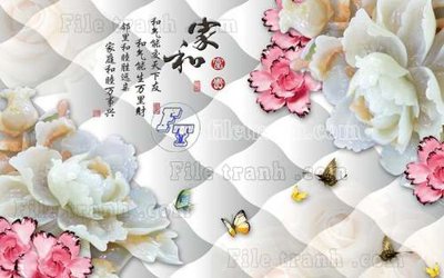 File PSD in ấn File gốc in tranh tổng hợp tường nền K45109 (chất lượng cao)