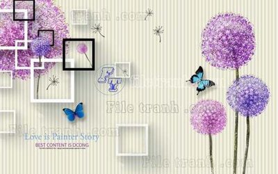 Hình ảnh file gốc File gốc in tranh tổng hợp tường nền K45136 cho in UV