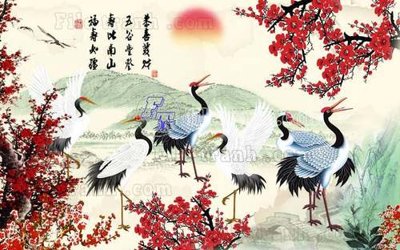 File gốc File gốc in tranh tổng hợp tường nền K45167 (vector) cho in ấn