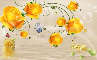 Tải file PSD File gốc in tranh tổng hợp tường nền K45250 (nguyên layer) để in