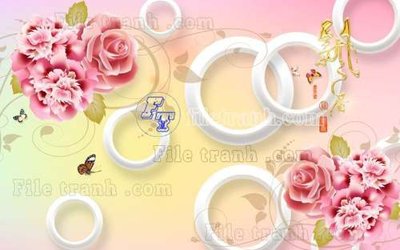 Download file ảnh gốc File gốc in tranh tổng hợp tường nền K45253 để in ấn