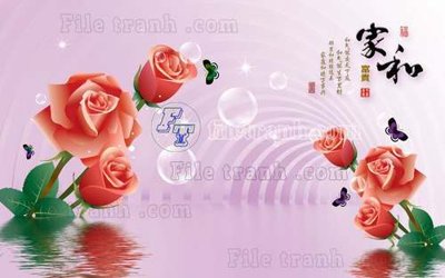 Hình ảnh file gốc in lụa File gốc in tranh tổng hợp tường nền K45261