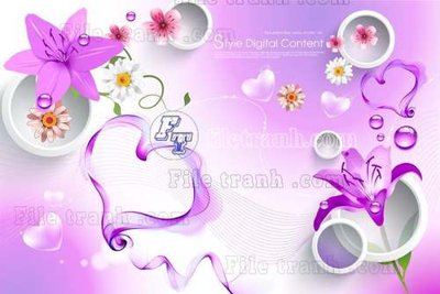 File in mica File gốc in tranh tổng hợp tường nền K45319 (bản gốc) làm vách ngăn