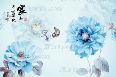 File in ấn File gốc in tranh tổng hợp tường nền K45343 (bản gốc) cao cấp