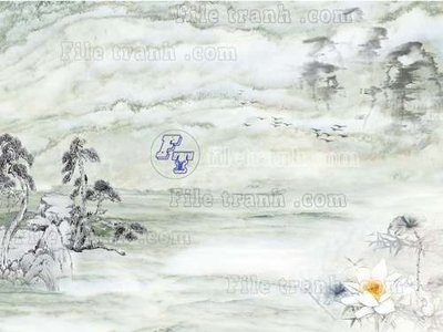 File tranh File gốc in tranh tổng hợp tường nền K45371 (ảnh gốc) in trần 3D