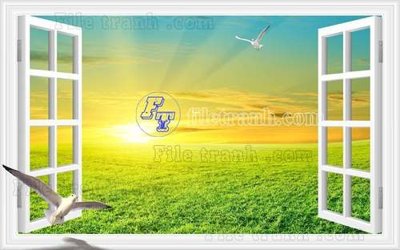 File in ấn File gốc in tranh tổng hợp tường nền K45471 (bản gốc) sắc nét