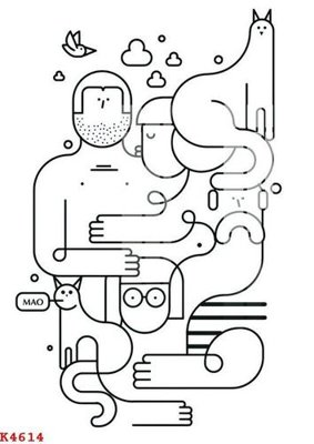 File gốc File gốc in tranh tổng hợp K4614 (PNG) trong suốt (transparent)