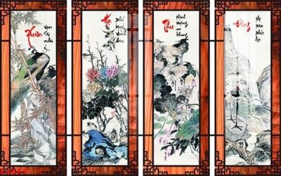 Download file gốc File gốc in tranh tổng hợp K4665 (in lụa) nghệ thuật