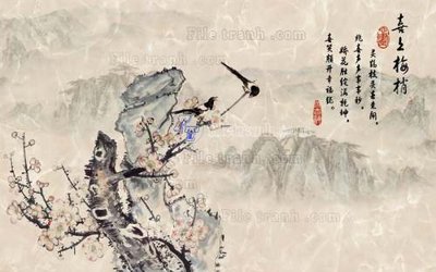 Tải về hình ảnh gốc File tranh gốc tranh tường hoa 3d đẹp K48031 sắc nét