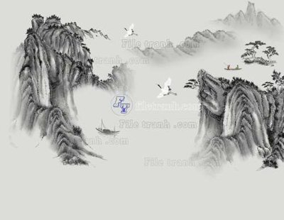 File in trần File tranh gốc tranh tường hoa 3d đẹp K48122 (file gốc) phong thủy