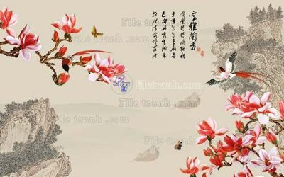 File gốc File tranh gốc tranh tường hoa 3d đẹp K48144 (in ấn) không giới hạn