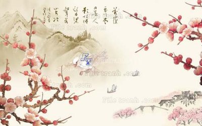 Tải file File tranh gốc tranh tường hoa 3d đẹp K48252 (gốc) làm tranh trang trí