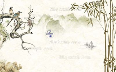 Tệp tin gốc File tranh gốc tranh tường hoa 3d đẹp K48265 (dùng cho in ấn) chuyên nghiệp