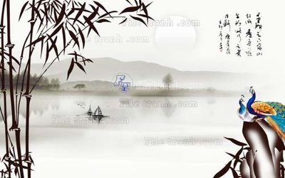 File tranh File tranh gốc tranh tường hoa 3d đẹp K48267 (gốc) in vải canvas