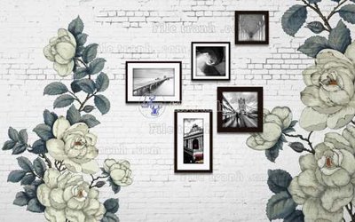 File gốc File tranh gốc tranh tường hoa 3d đẹp K48322 (in 3D) nghệ thuật