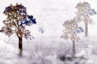 File tranh trang trí File tranh gốc tranh tường hoa 3d đẹp K48326 (file gốc)