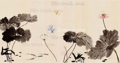 File in trần File tranh gốc tranh tường hoa 3d đẹp K48369 (bản gốc 3D) sống động