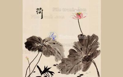 File ảnh File tranh gốc tranh tường hoa 3d đẹp K48437 (gốc) in biển hiệu