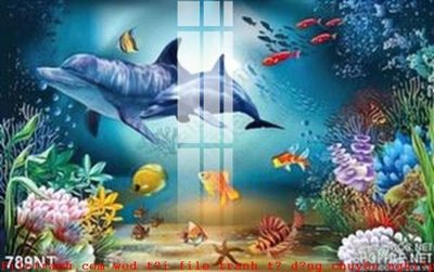 File tranh File gốc in tranh tổng hợp K49257 (bản gốc) in lụa dán tường