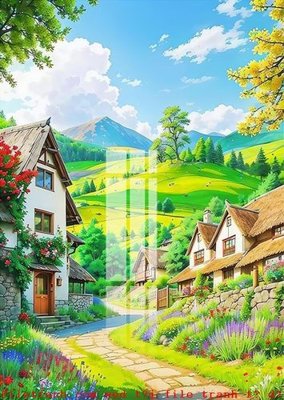 File gốc File gốc in tranh tổng hợp K49258 (PNG) nền trong suốt