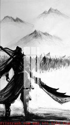 File in lụa File gốc in tranh tổng hợp K49315 (phong cảnh) File gốc in tranh tổng hợp K49315