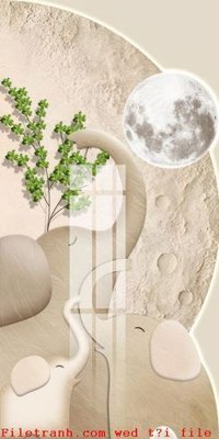 File tranh File gốc in tranh tổng hợp K49815 (gốc) phong cách tối giản