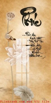 Download file gốc File gốc in tranh tổng hợp K50066 (in lụa) cao cấp