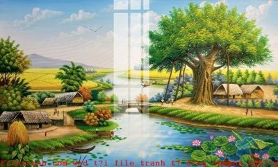 File ảnh File gốc in tranh tổng hợp K50538 (gốc) in PP, decal