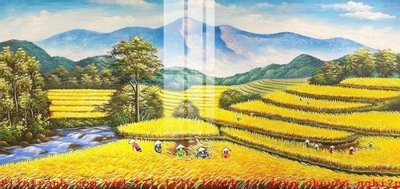 File in trần File gốc in tranh tổng hợp K50547 (bản gốc) phong cảnh