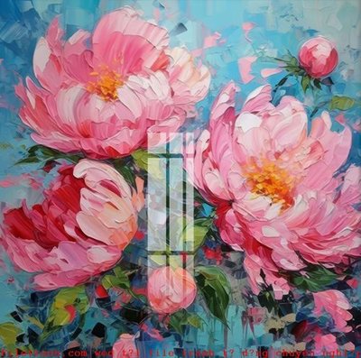 File tranh gốc in trần nhà File gốc in tranh tổng hợp K50564 3D