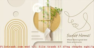 Tải file File gốc in tranh tổng hợp K50802 (gốc) làm file thiết kế