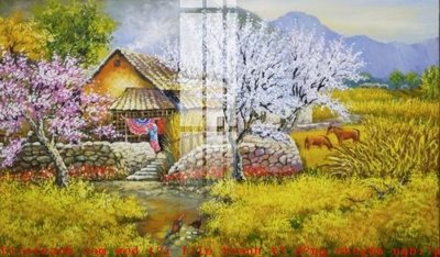 Chi tiết file tranh tráng gương File gốc in tranh tổng hợp K51070 (ảnh gốc)