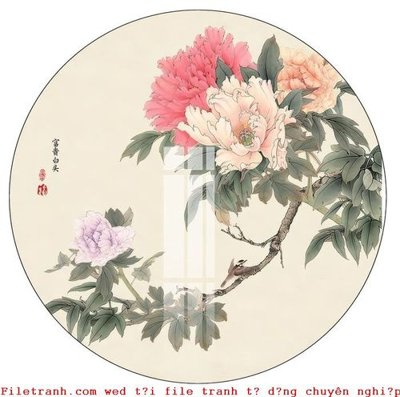 Tải file File gốc in tranh tổng hợp K51433 (gốc) chủ đề hoa sen