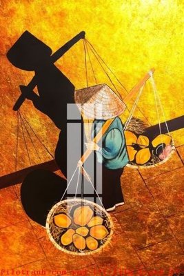 File in mica File gốc in tranh tổng hợp K52172 (bản gốc) làm vách ngăn