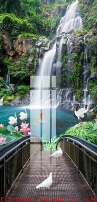 Tải file File gốc in tranh tổng hợp K52959 (gốc) chủ đề hoa sen