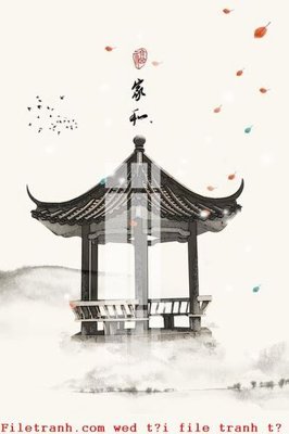 File gốc File gốc in tranh tổng hợp K53060 (in lụa) chi tiết cao