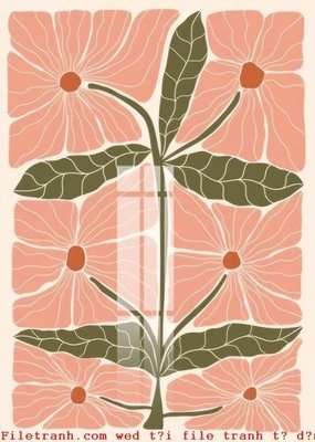 File tranh File gốc in tranh tổng hợp K53347 (gốc) chủ đề tĩnh vật