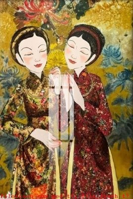 File gốc File gốc in tranh tổng hợp K53499 (in tráng gương) hiện đại