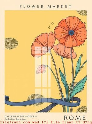 File tranh File gốc in tranh tổng hợp K53842 (gốc) phong cách tối giản