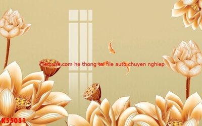 File in ấn File gốc in tranh tổng hợp K55031 (bản gốc) chất lượng cao