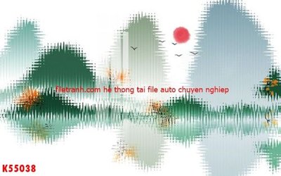 File gốc in mica File gốc in tranh tổng hợp K55038 chất lượng