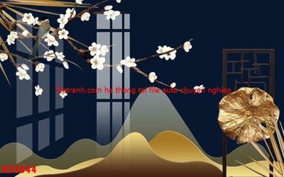 Chi tiết file ảnh File gốc in tranh tổng hợp K55044 sắc nét