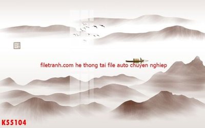 File PSD File gốc in tranh tổng hợp K55104 (bản gốc) chất lượng nhất