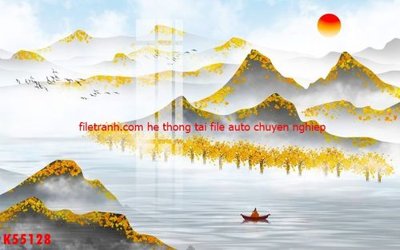 File tranh File gốc in tranh tổng hợp K55128 (bản gốc) in canvas